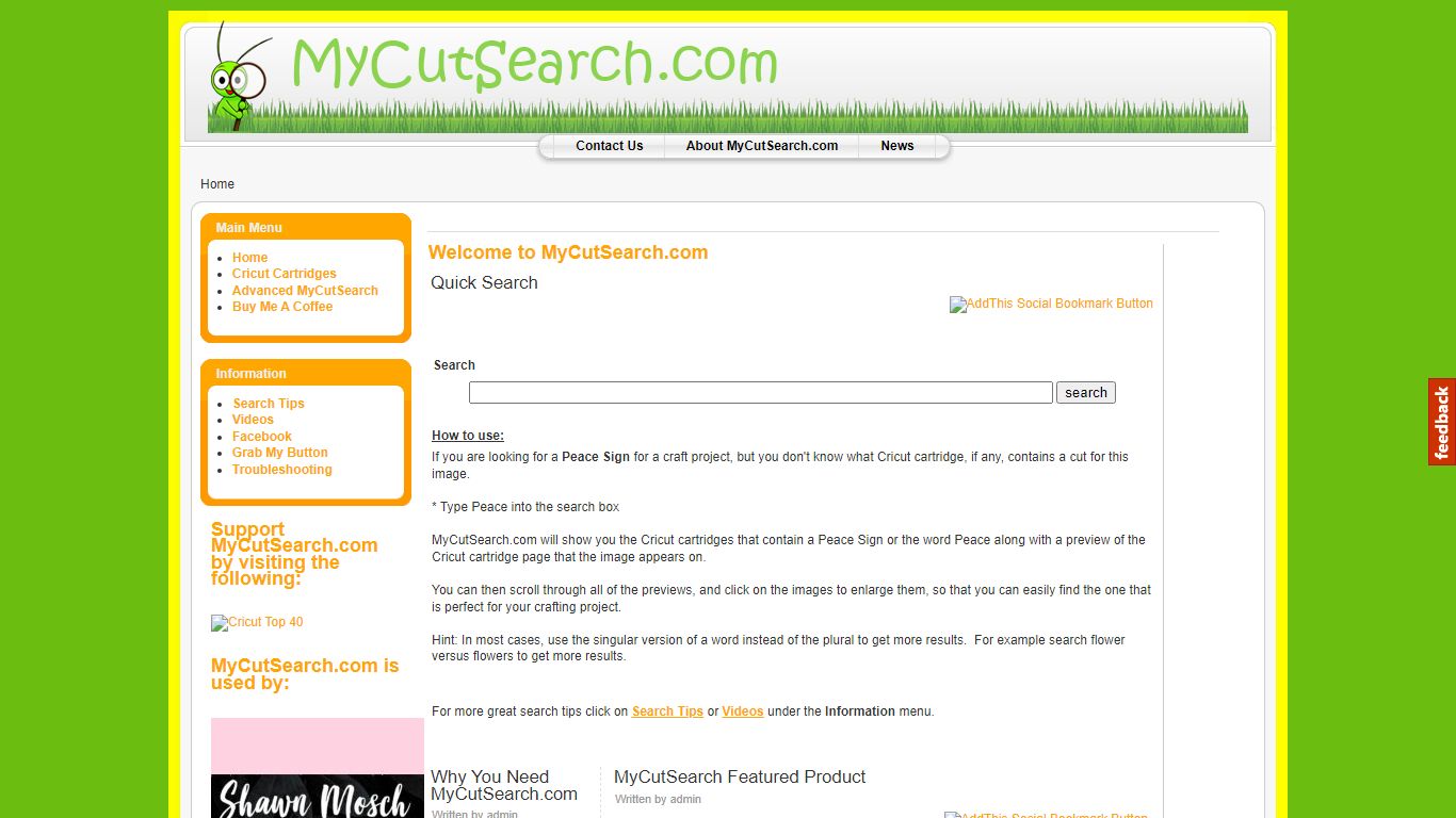 Welcome to MyCutSearch.com